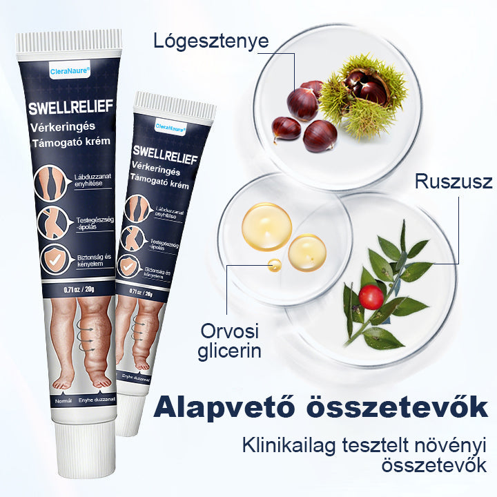 CleraNaure® SwellRelief Keringés Támogató Krém