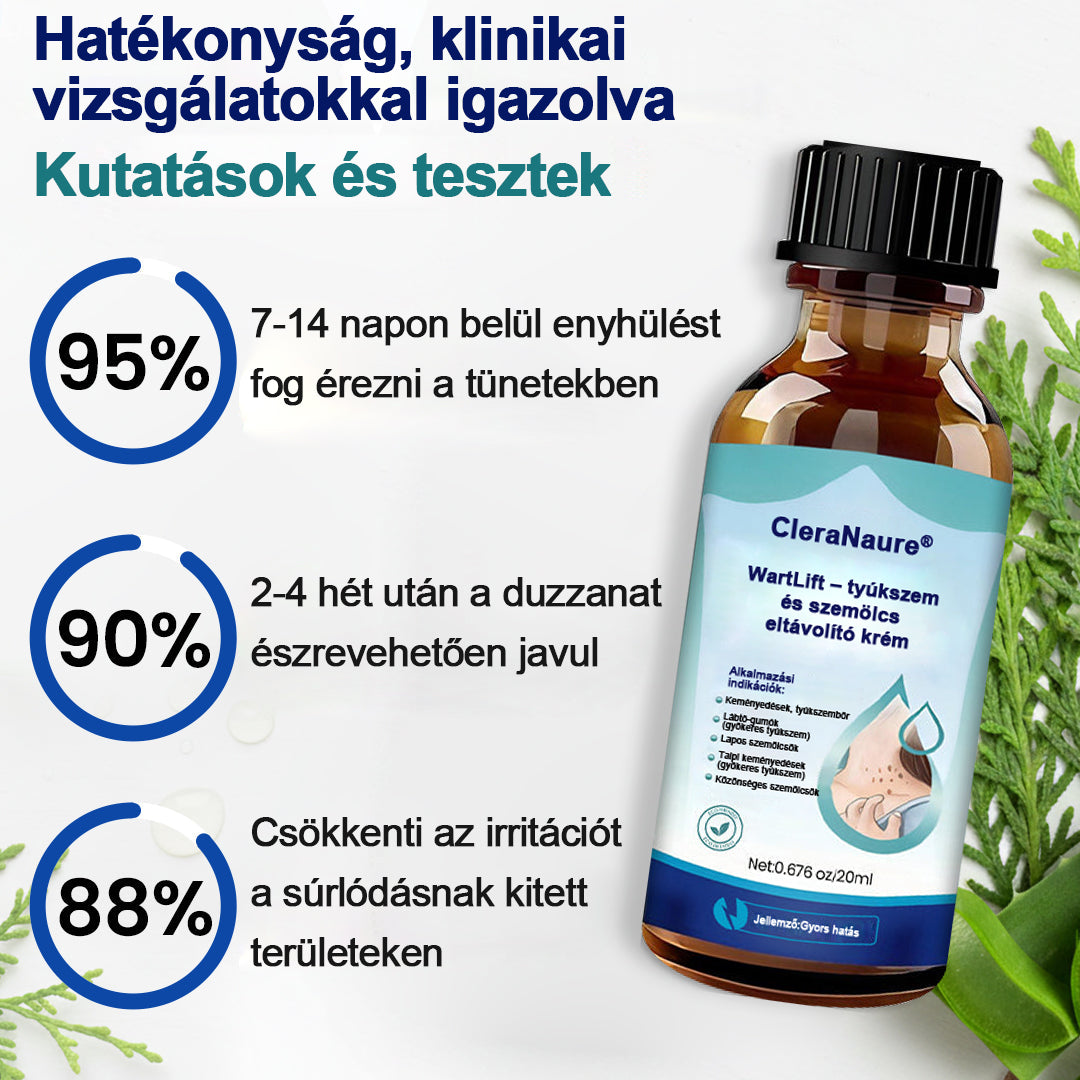 CleraNaure® WartLift tyúkszemeltávolító folyadék