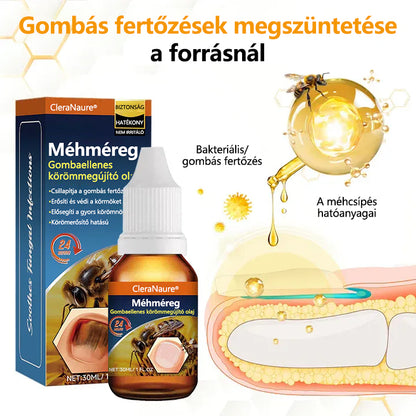 CleraNature® Antifungális Köröm Revitalizáló Olaj Méhméreggel
