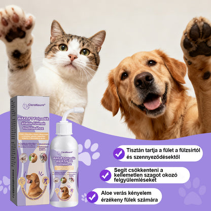 🐶CleraNaure® WaxLift háziállat fültisztító oldat