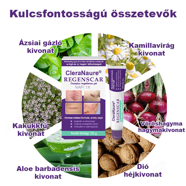 🥇CleraNaure® ReGenScar Őssejtes Hegkezelő Gél