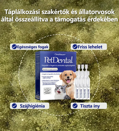 🐶[Hivatalos áruház] CleraNaure® Pet Dental & Digestive Health Oral Liquid – Frissíti a leheletet, eltávolítja a fogkövet, elősegíti az íny regenerálódását és stabilizálja a fogakat (macskák és kutyák számára) – Ma 80% kedvezménnyel!