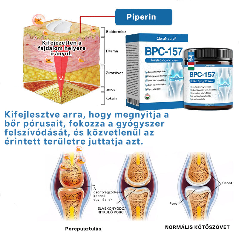 CleraNaure® BPC-157 Ízületjavító Krém 🦴 Kezeli az arthritis-t, neuropátiát, reumát, sport sérüléseket és még sok mást