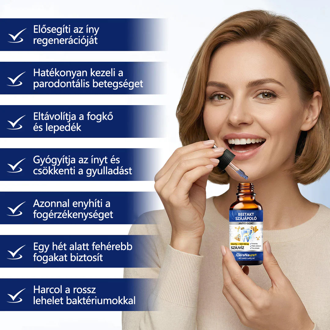 CleraNaure® BeeTakt Szájápoló Javító Oldat 🫧