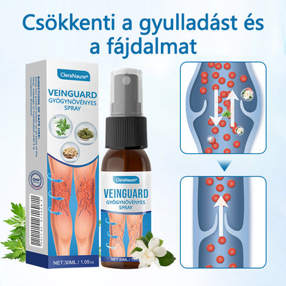 🪶CleraNaure® VeinGuard Gyógynövényes spray – ✅ Klinikailag bizonyított, hogy mindössze 7 nap alatt eltünteti a visszereket!🪶