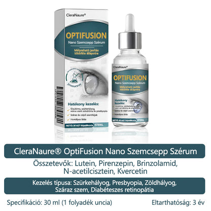 💎CleraNaure® Optifusion Nano Szemcsepp Szérum-A nanotechnológia visszaállítja a tiszta látást, szemüveg nélkül, műtét nélkül