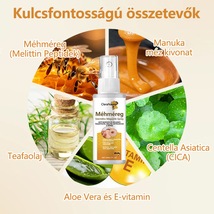 CleraNature® Méhméreg Szemölcs Megújító Spray